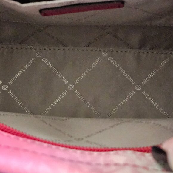 Michael Kors Red and Blue Ombre Satchel - Picture 2 of 4